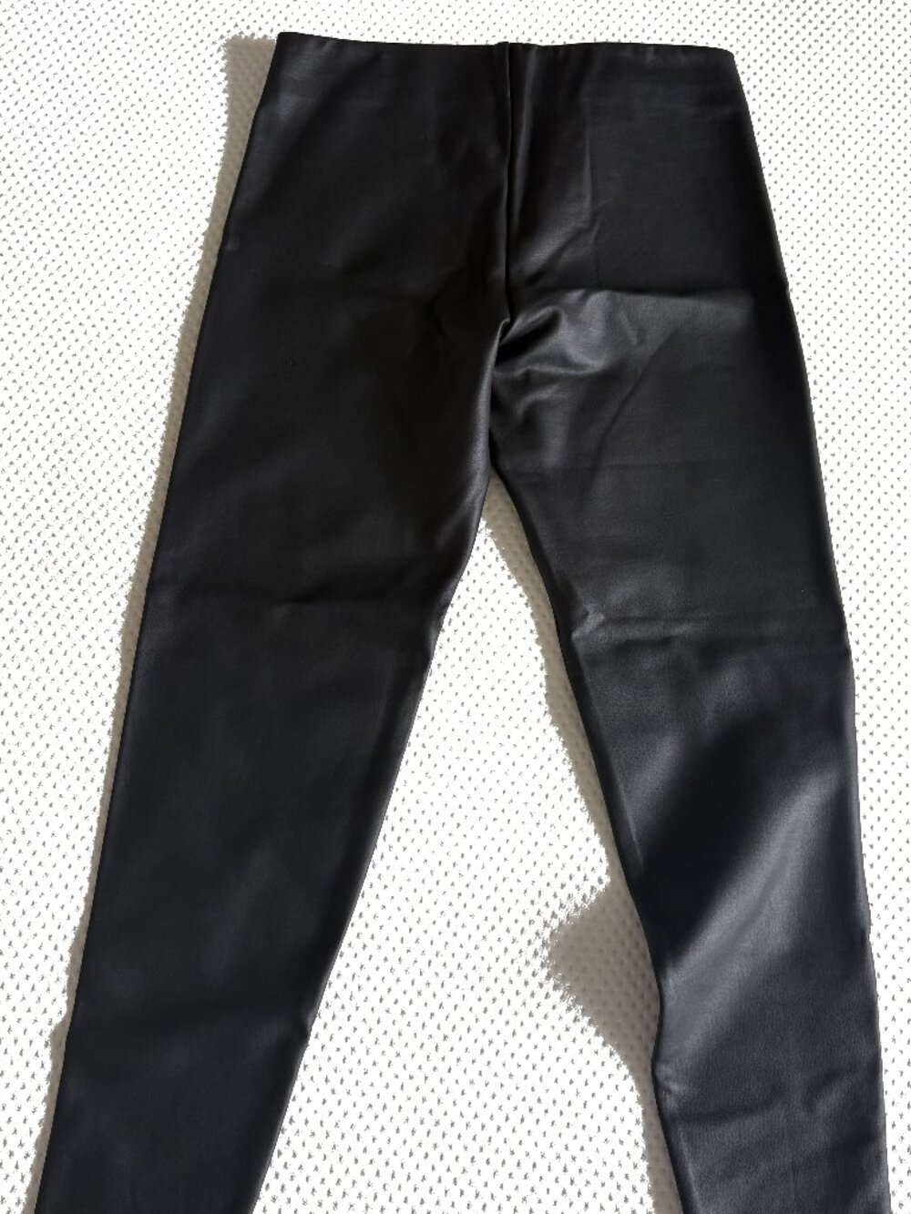 ZARA Black Faux Leather Leggings | High-Rise | USA Medium NWOT
